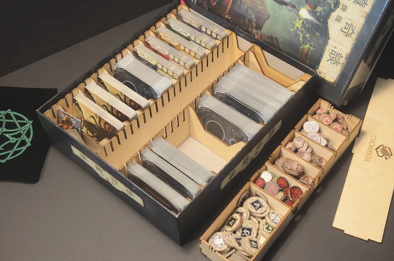 Arkham Horror: The Card Game - Revised Core Set Edition Organizer - 【烏鴉盒子】詭鎮奇談:卡牌版 修訂版 桌遊收納盒